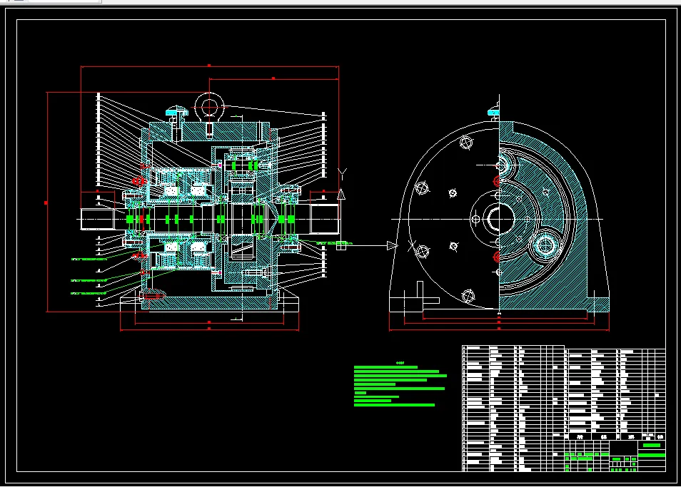 L747-轻型电动物流车两速行星齿轮变速器设计
