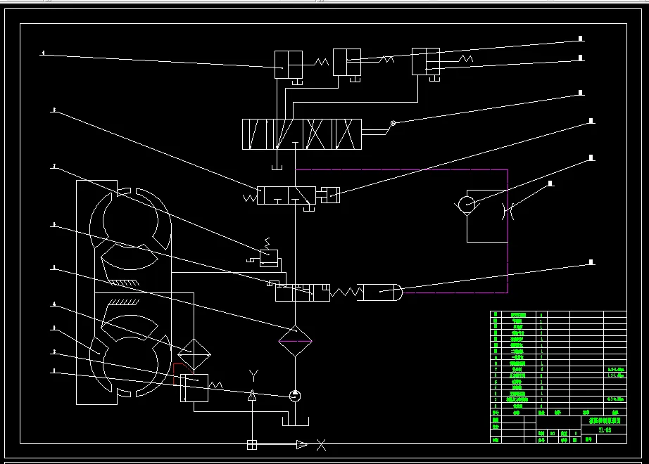 液压控制原理图
