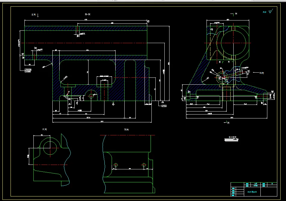 L867-普通车床尾架体的工艺规程设计及多向回转式钻模设计