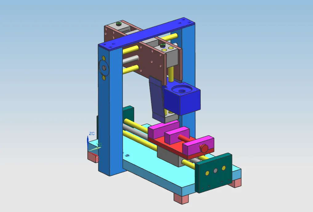 M439-龙门式家用数控铣床设计[含UG三维图]