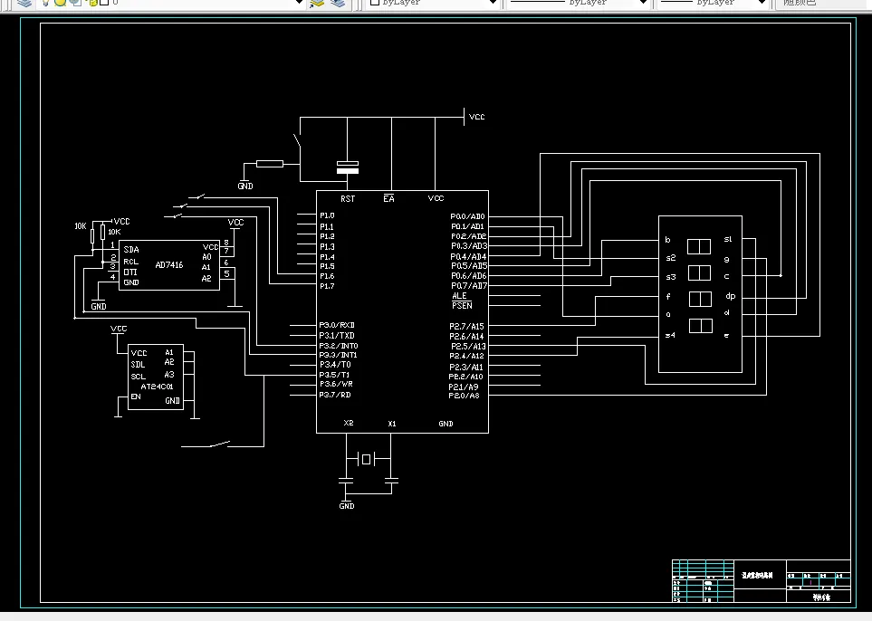 温度监控电路图