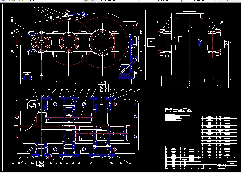 M494-展开式二级直齿圆柱减速器设计F=2200 v=0.9 D=300