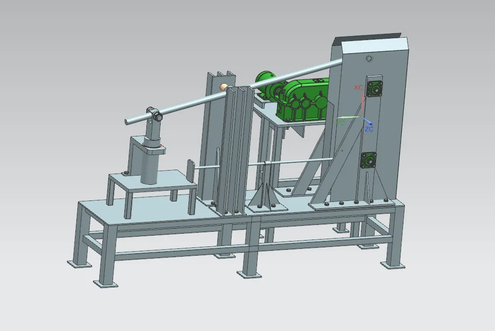 M529-薄壁件精压机的设计[含UG三维图]