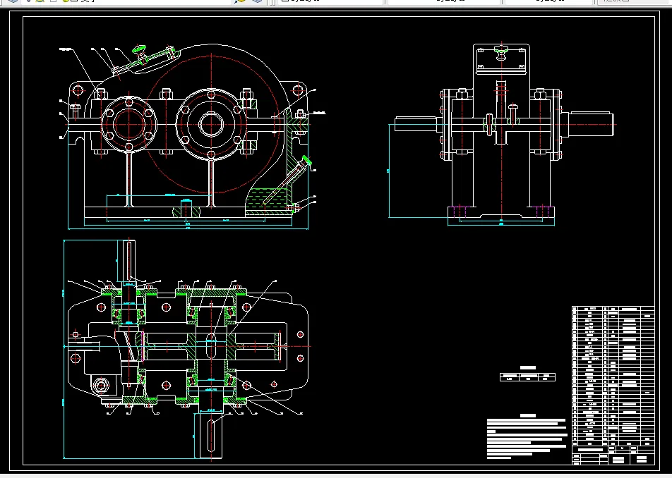 M671-设计一级斜齿圆柱齿轮减速器F=2600 V=1.1 D=220-
