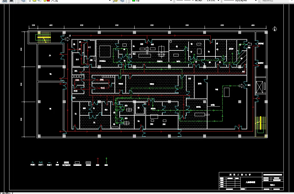 车间人流物流图