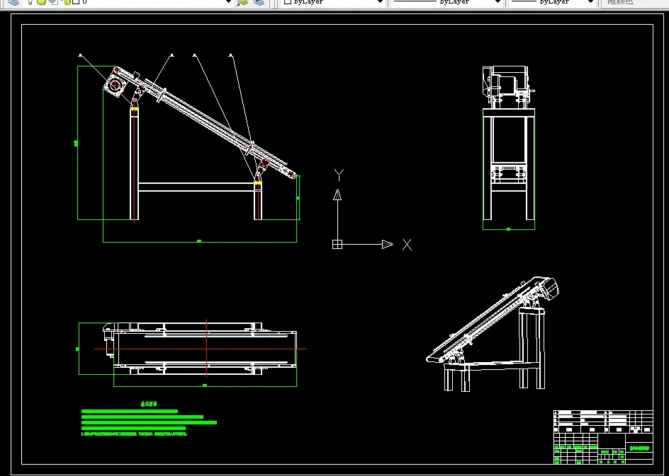 输送机铁架装配