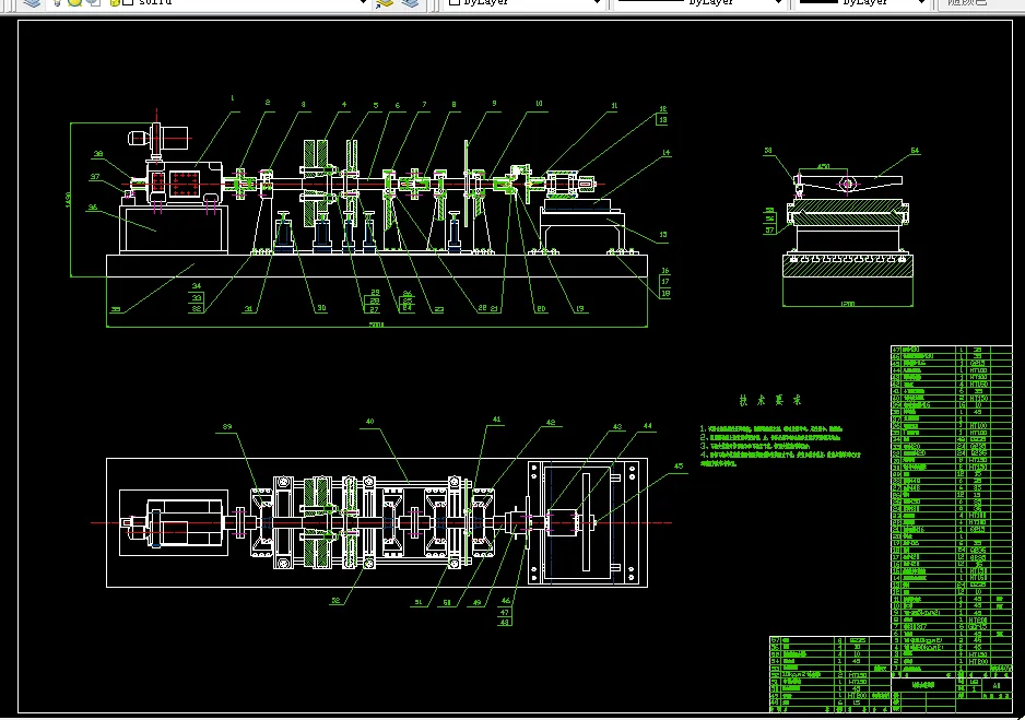 M825-轻型汽车盘式制动器综合性能试验台机械装置设计