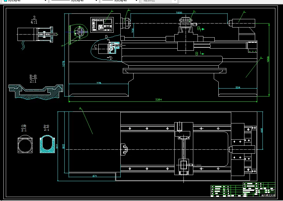 M928-φ400mm数控车床总体设计及主轴箱设计
