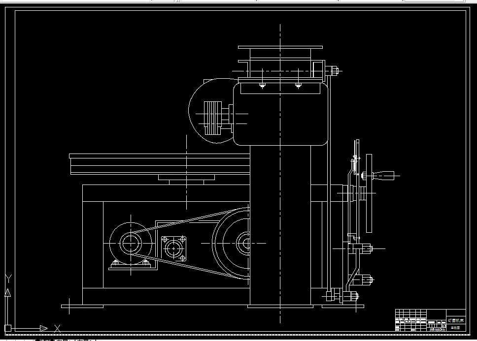 A0-钉磨机床左视