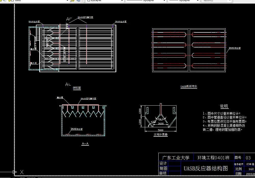 UASB反应器结构图