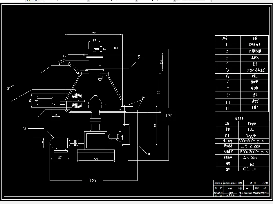 高效湿法制粒机