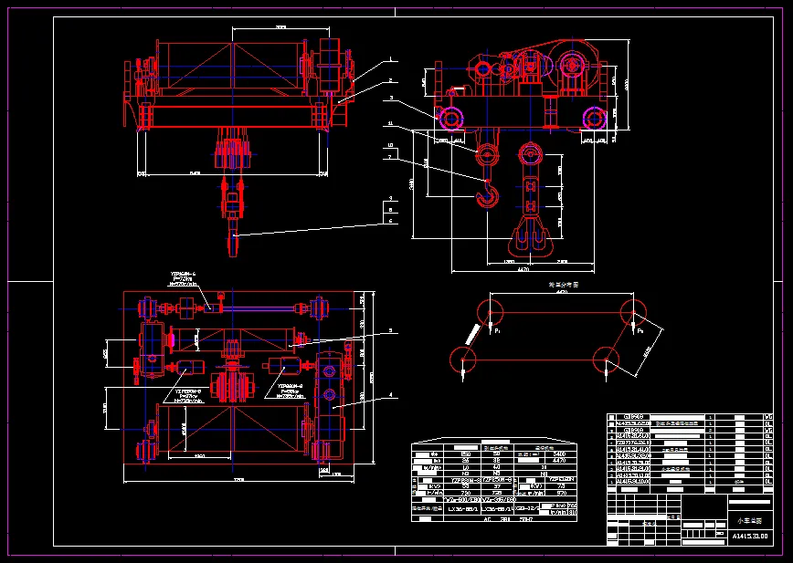 R008-桥式起重机小车运行机构设计