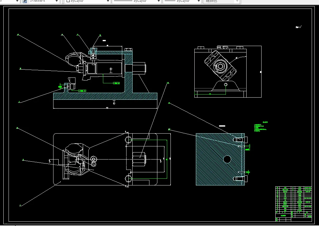 钻床夹具装配图