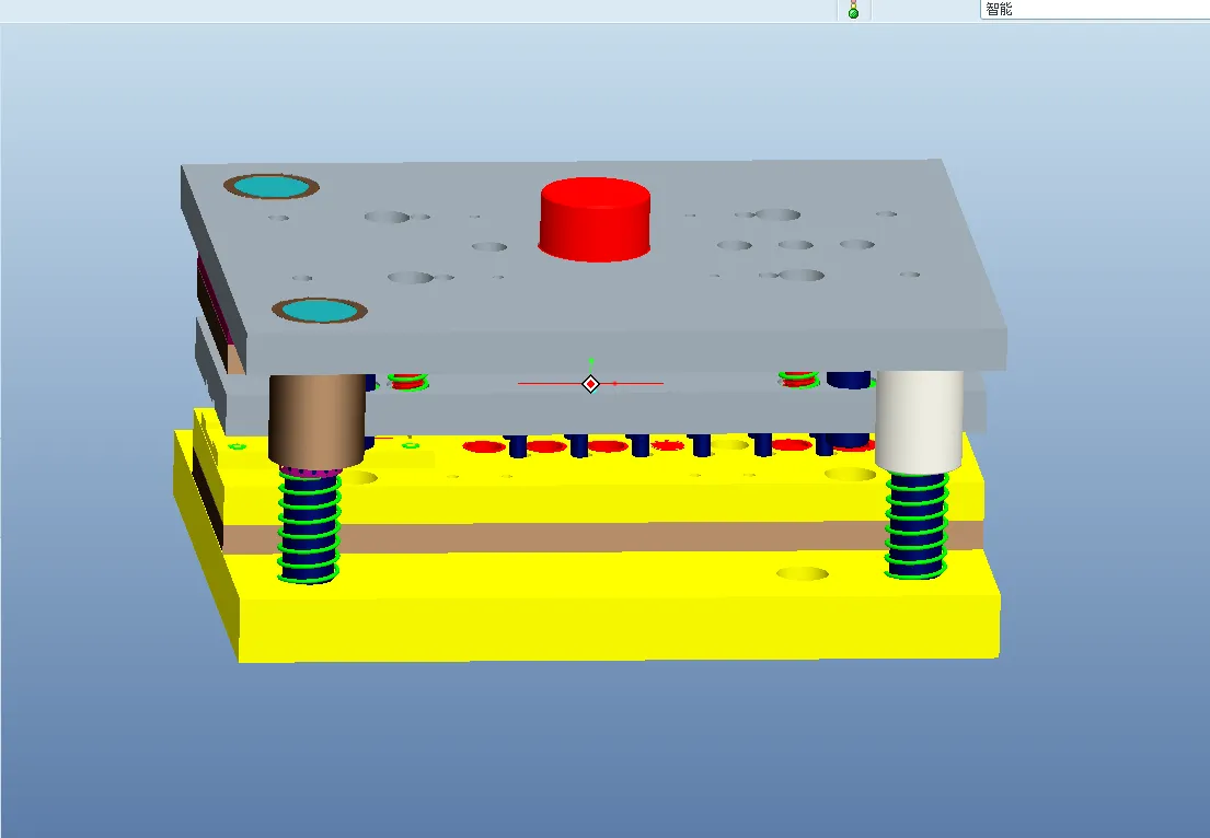 D828-端盖级进冲压工艺与模具设计[含Proe三维图]-长192