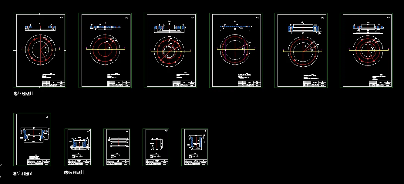 11张模具零件图