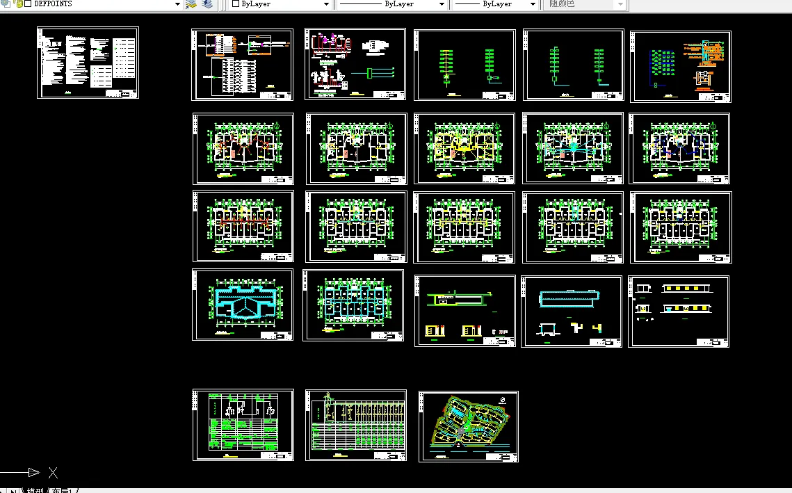 C747-卧龙小区电气设计