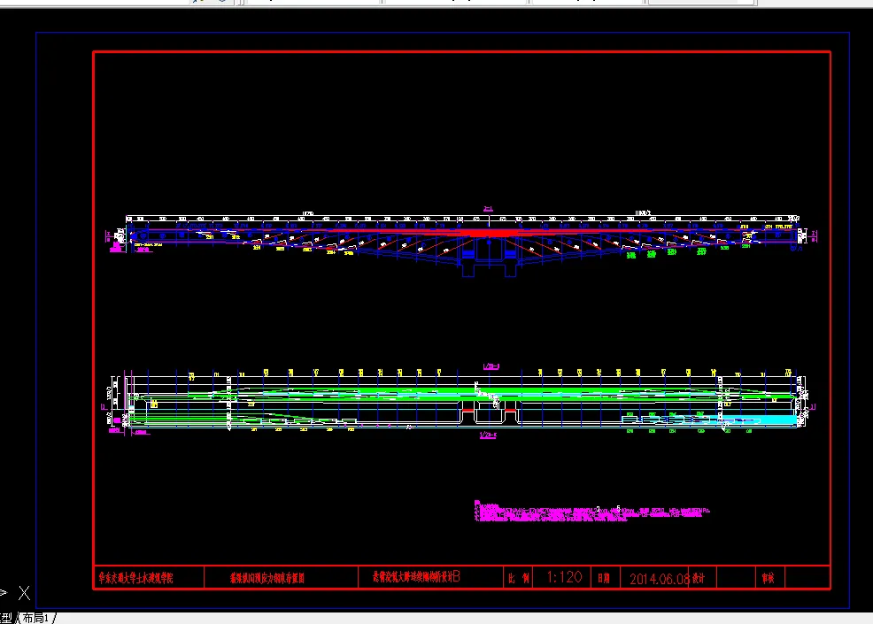 箱梁纵向预应力钢束布置图