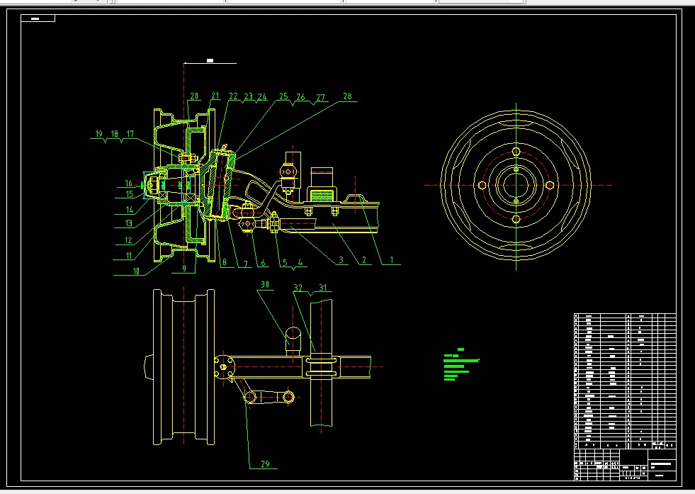 C785-载重汽车前桥设计