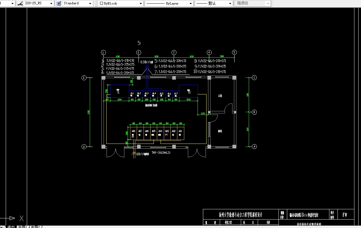 电气布置平面图