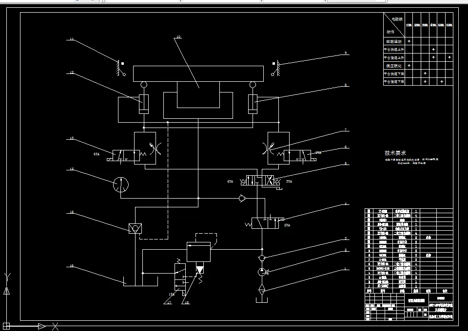 液压系统原理图