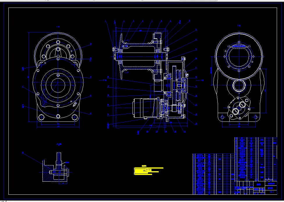 起升机构装配图