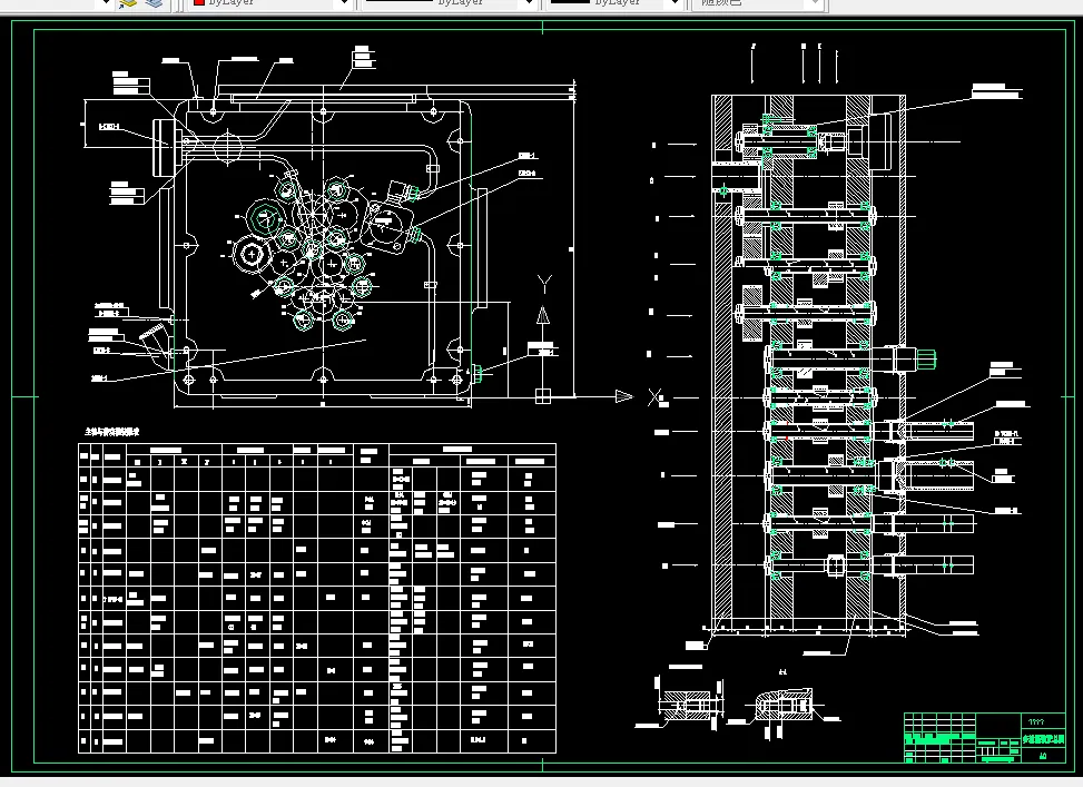 E500-汽车变速箱体孔加工专用机床设计（前端面）