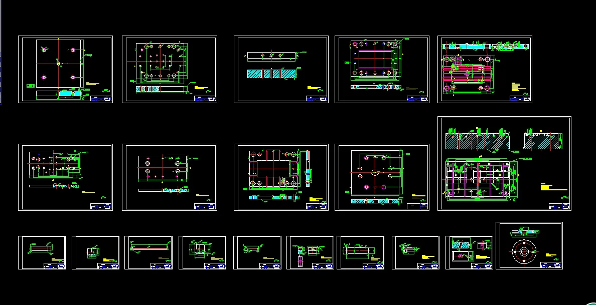 20张模具零件图