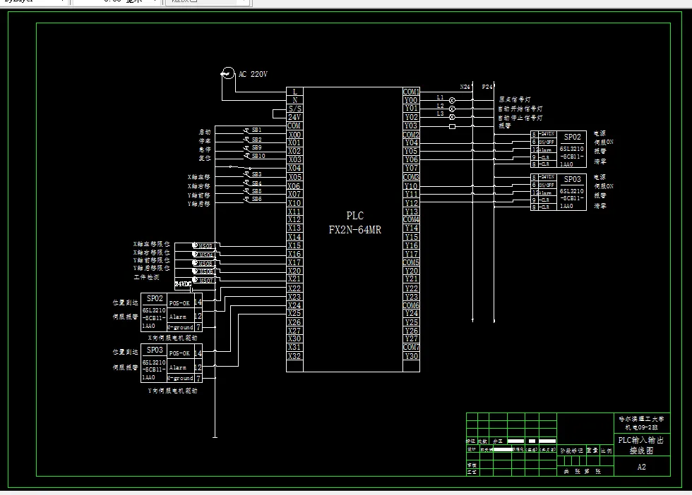 PLC输入输出接线图