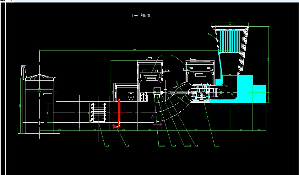 机房布置剖面图