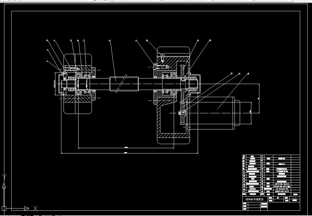 滚珠丝杆装配图