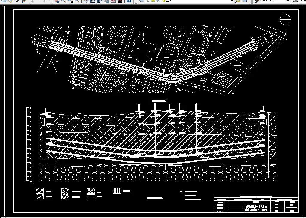 隧道工程路线平、剖面图