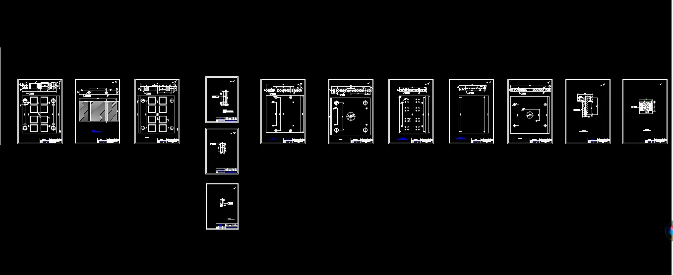 14张模具零件图
