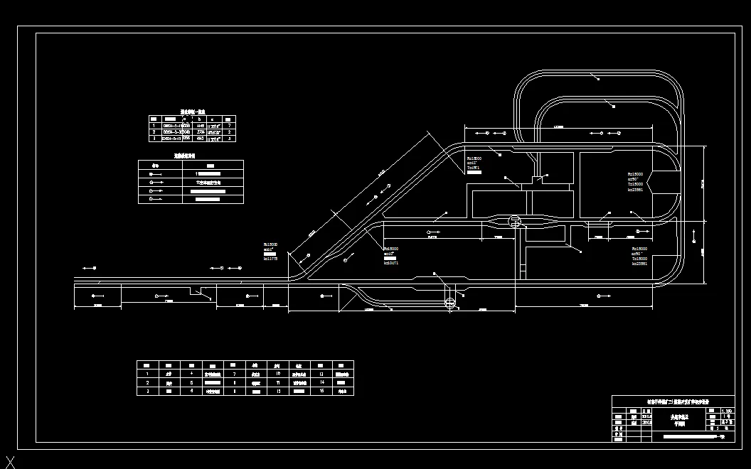 井底车场总平面图