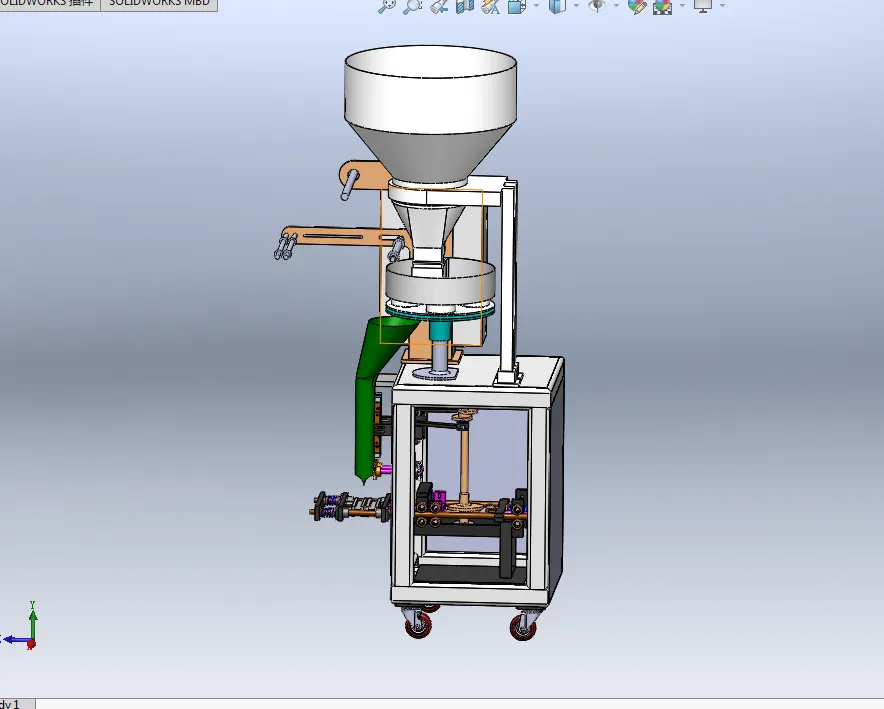F471-立式系列包装机横向封口系统开发设计[含SW三维图]