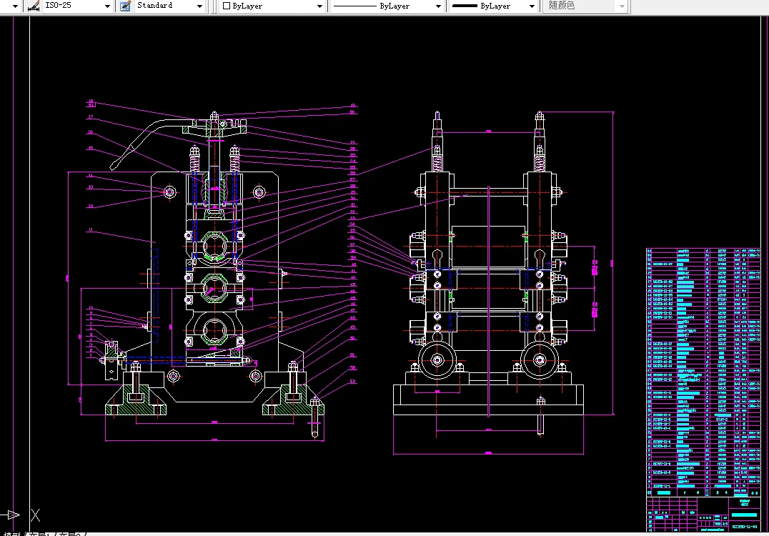 第一架轧机总图