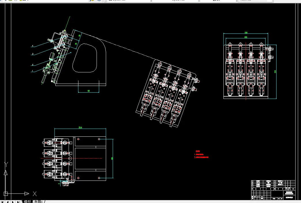 检查装置安装总成