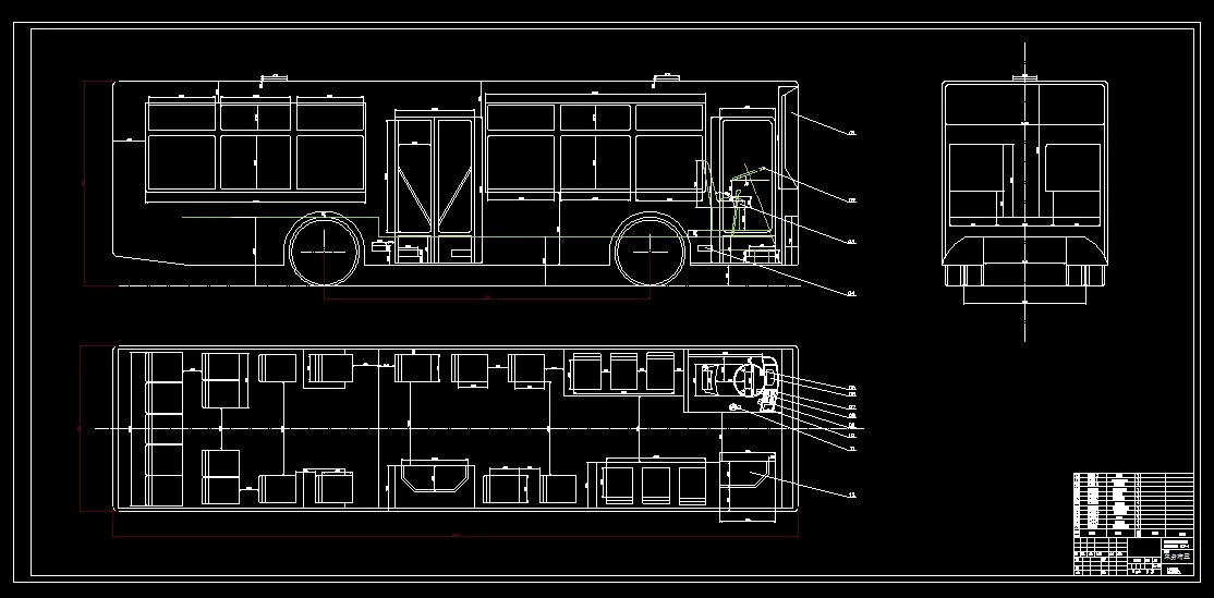 车身及驾驶室布置图