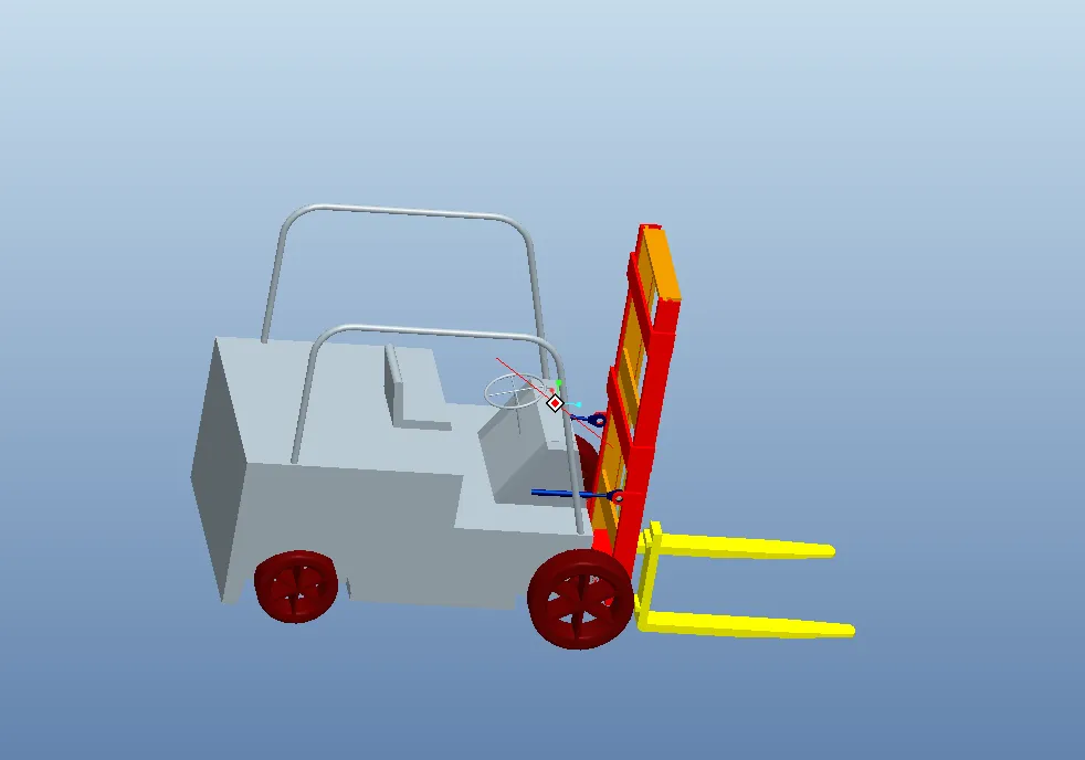 T892-基于ProE与ANSYS的1.5T电动叉车设计[含Proe三维图]