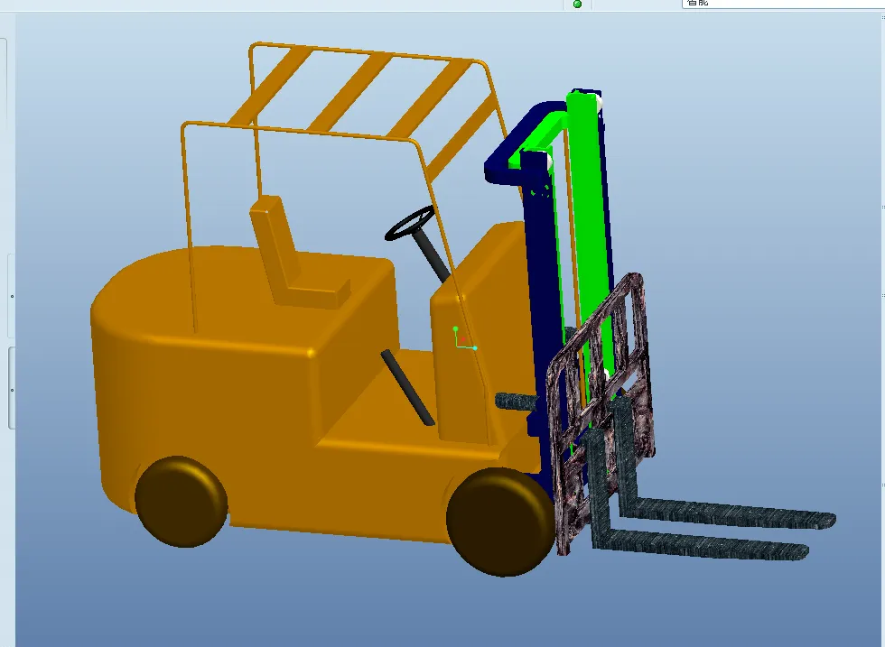 T901-平衡重式电动叉车设计[含Proe三维图]