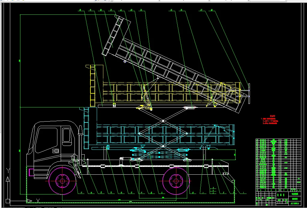 T915-东风天锦DFL3160BX1A高位自卸车改装设计