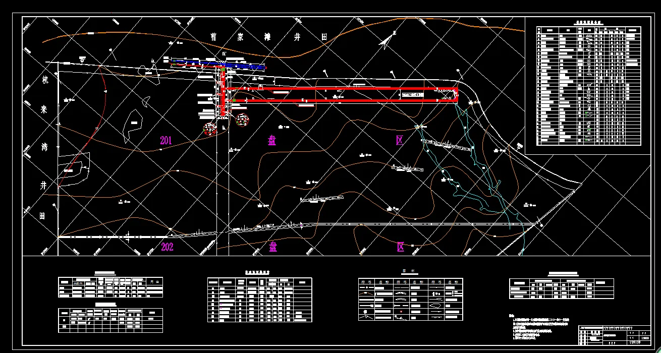 巷道布置平面图