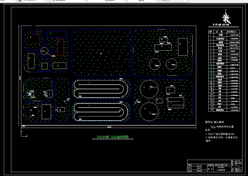 U077-广东省珠海市某污水处理工程设计