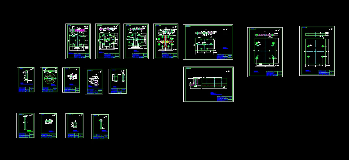 17张模具零件图