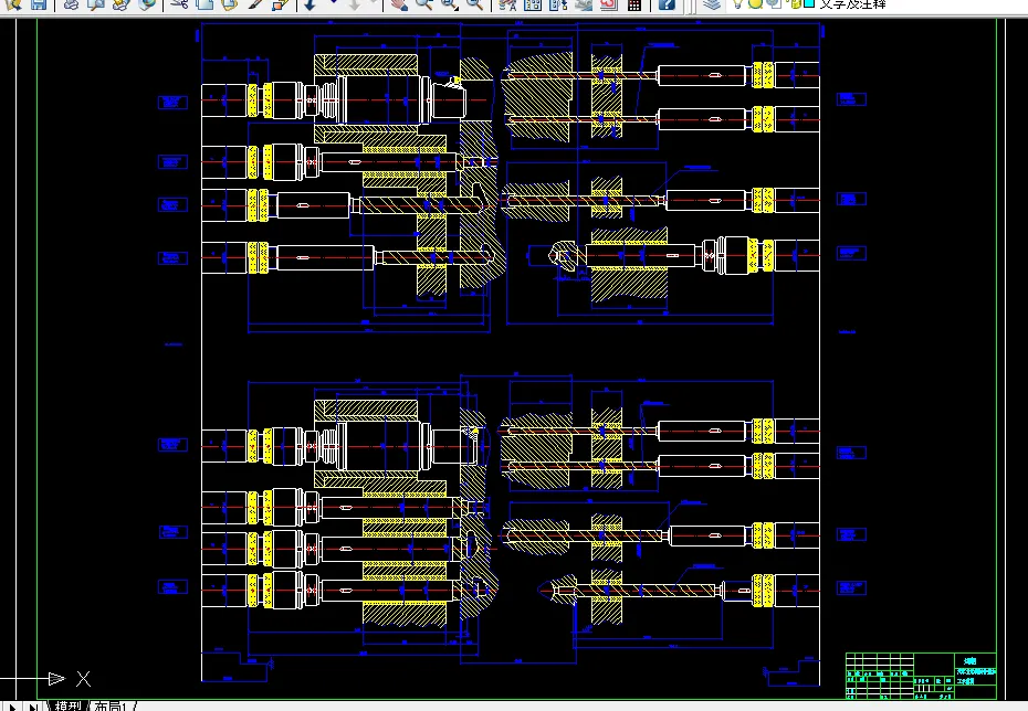 汽车发动机附件箱加工示意图