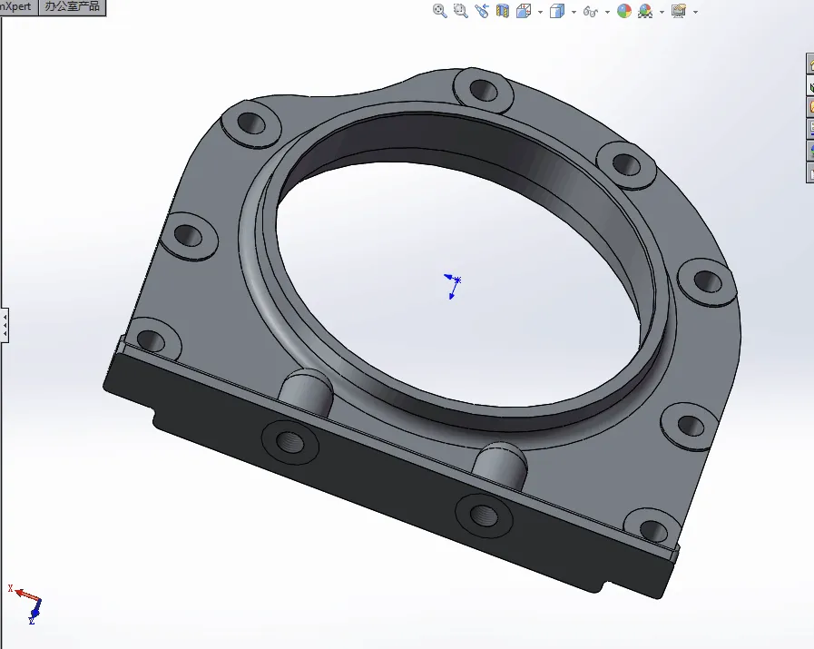 V064-内燃机后油封盖机械加工工艺规程设计及系列夹具设计-三套夹具【含SW三维图】