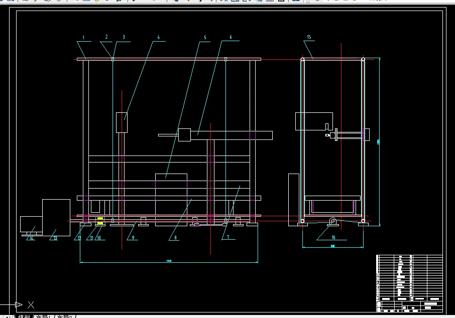 V066-自动输送缝包机设计