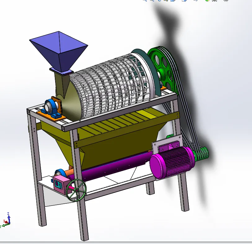 R661-分级挤压式核桃破壳机的设计[含SW三维图]