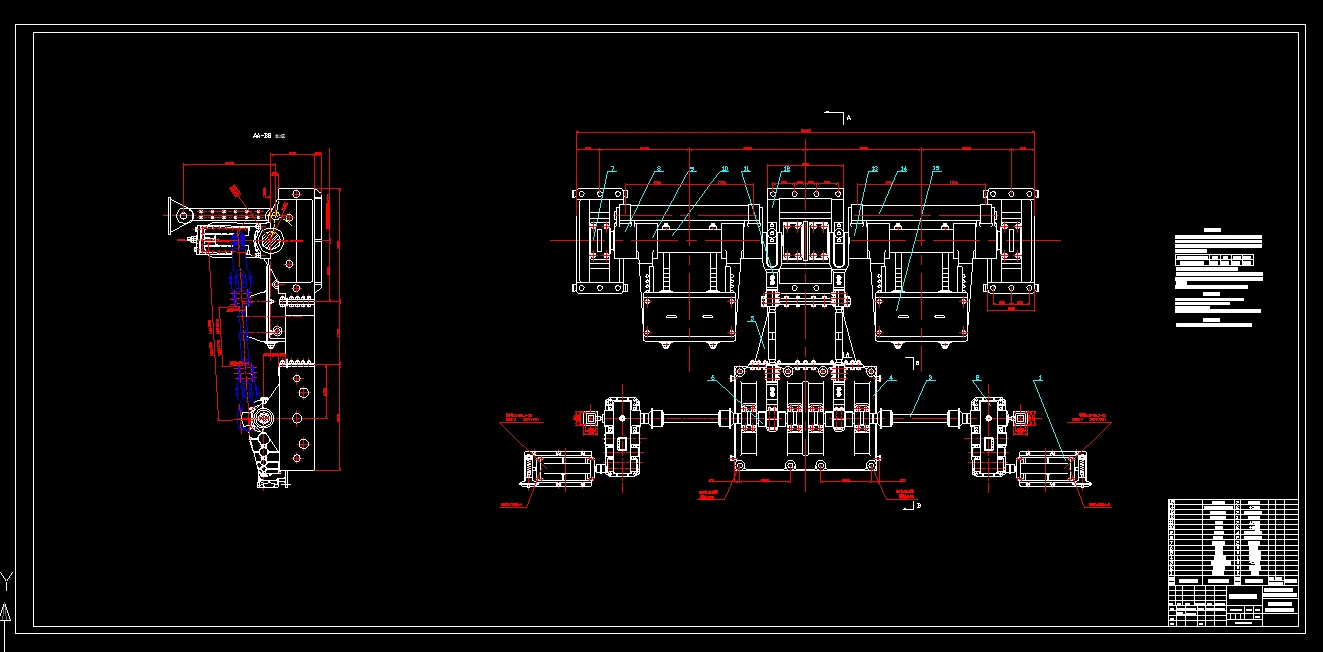 V308-驱动台摆动机构机构部分设计