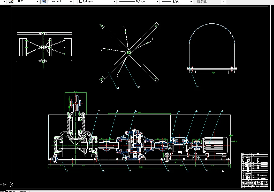 V382-立式垂直轴小型风力发电机结构设计