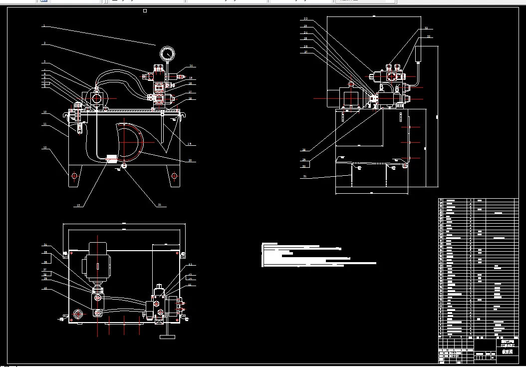 V391-四轴卧式钻孔专用机床液压系统的设计